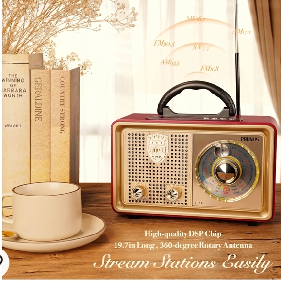 Vintage Design Meier M 110Bt Bluetooth Usb Sd Dvs Nostalgic Radio Fm Am Sw - Picture 5 of 6